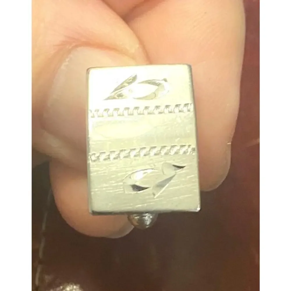 VTG Sterling Silver Mr X (Executive) Cufflink Set, IOB